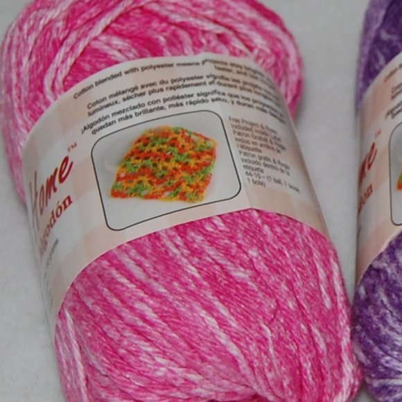 Mixed Lot of 3, #4 Worsted, Premier Yarns, 85% Cotton - Picture 2 of 11